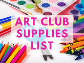 ART SUPPLIES LIST
